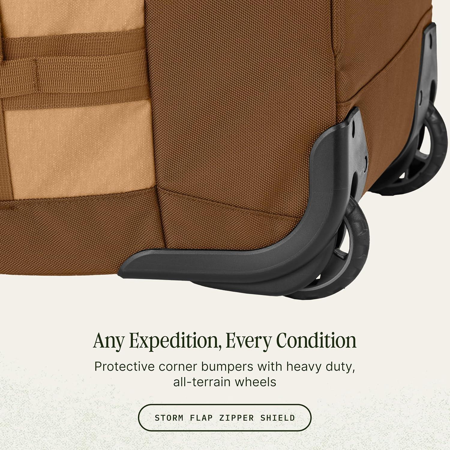 imageEagle Creek Cargo Hauler XT Wheeled Duffel Wheeled Backpack Duffel Deployable Backpack Straps Lockable ULid ampamp Easy Access Compartment 29quot CharcoalIron Orange