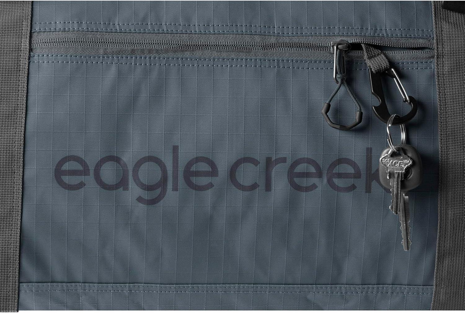 imageEagle Creek No Matter What Duffel Bag Eco Friendly Duffel for Sustainable Travel Adjustable Shoulder Strap Multiple Carry Options Easy to Store Safari Brown 60LSmoke