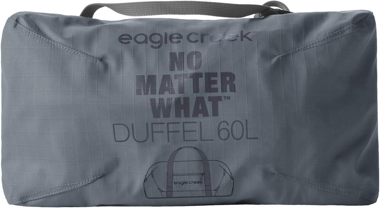 imageEagle Creek No Matter What Duffel Bag Eco Friendly Duffel for Sustainable Travel Adjustable Shoulder Strap Multiple Carry Options Easy to Store Safari Brown 60LSmoke