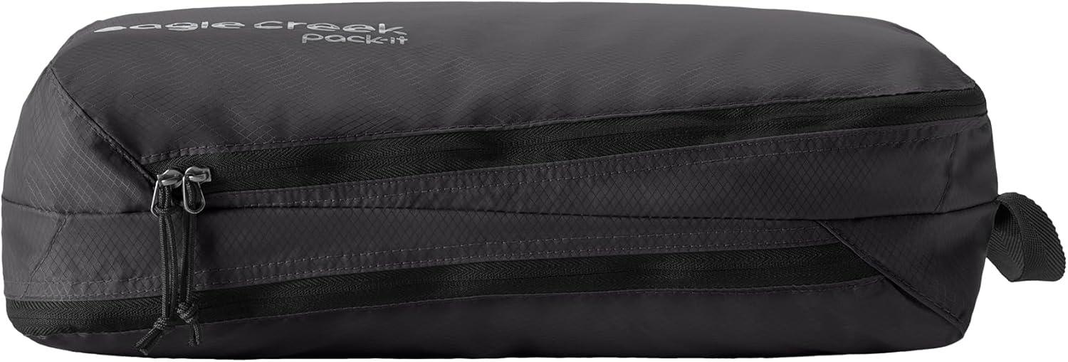 imageEagle Creek PackIt Isolate CarryOn Set Compact Compression Cube Set for Optimizing Luggage Space Convenient Top Handle Internal Storage Divider WaterResistant Washable Black