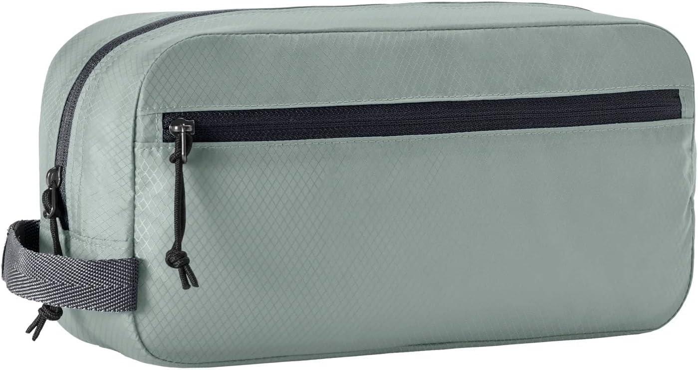 imageEagle Creek PackIt Isolate Quick Trip Compact Travel Toiletry Bag for Optimizing Luggage Space Lightweight WaterResistant EasyGrab Zipper Sustainable Materials Small Blue DawnGrey