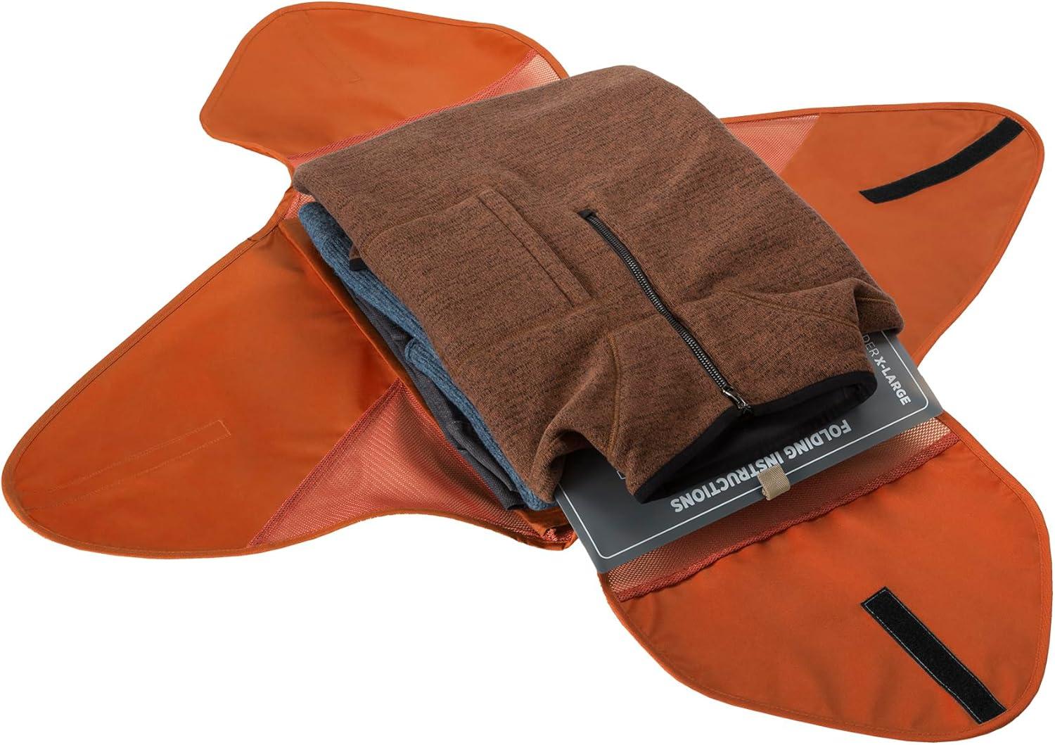 imageEagle Creek PackIt Original Garment Folder Travel Garment Bag with Compression Wings to Maximize Luggage Space Convenient Top Handle Quick Drying Material Willow Green LargeMandarin