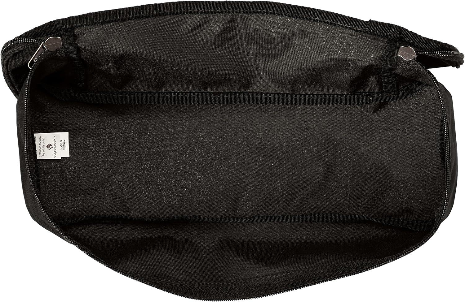 imageEagle Creek PackIt Tube Cube Small Packing Cube for Suitcases with TwoWay Zipper QuickGrab Handle and Mesh Top for Visibility and Breathability BlackBlack Original