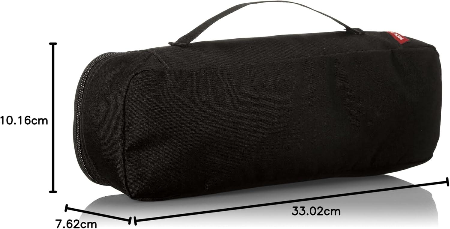 imageEagle Creek PackIt Tube Cube Small Packing Cube for Suitcases with TwoWay Zipper QuickGrab Handle and Mesh Top for Visibility and Breathability BlackBlack Original