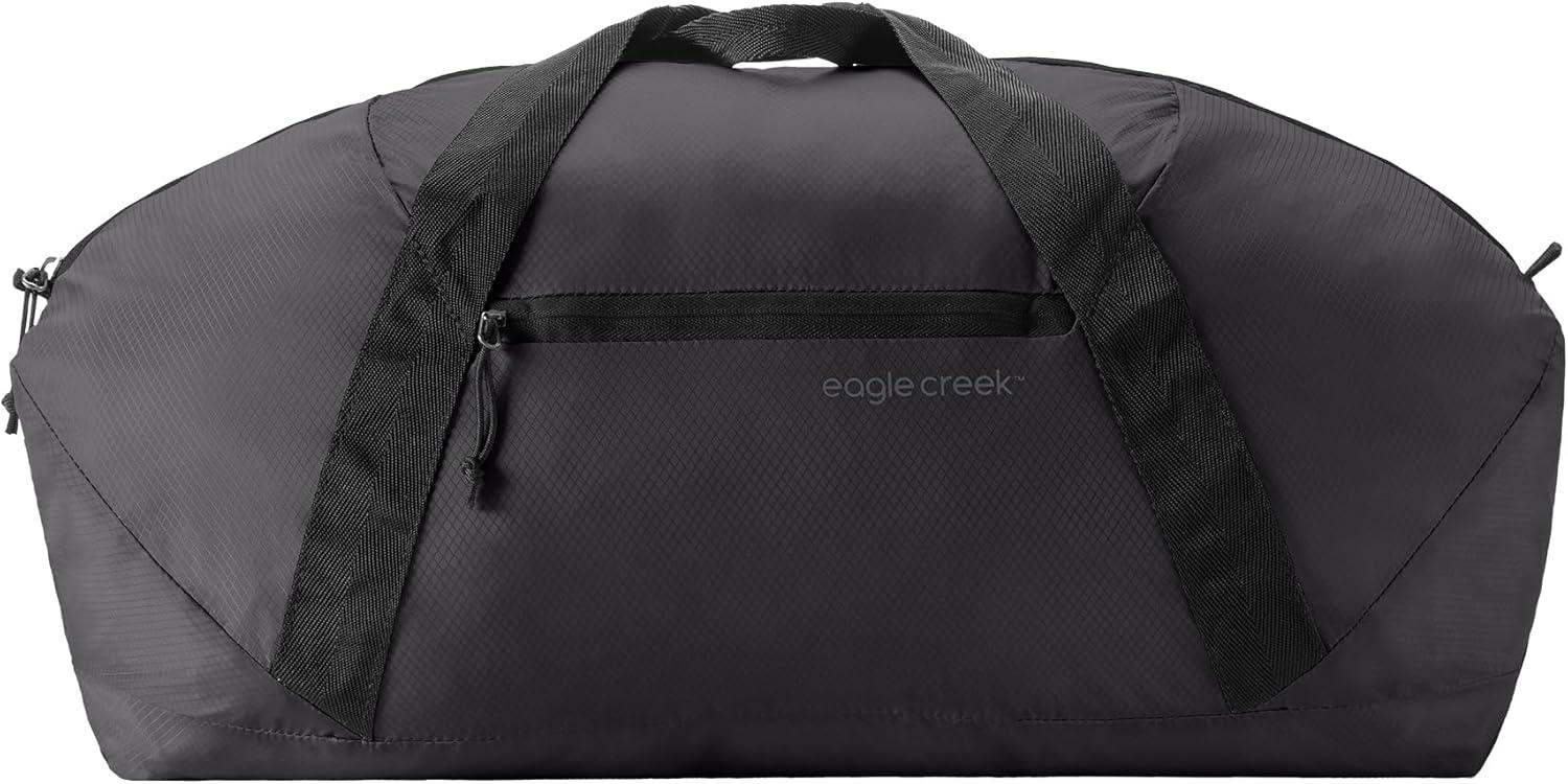 imageEagle Creek Packable Duffel Bag Large Capacity Portable Duffel Bag Easy to Store Ultralight ampamp Minimalist Travel Essential Blue DawnBlack