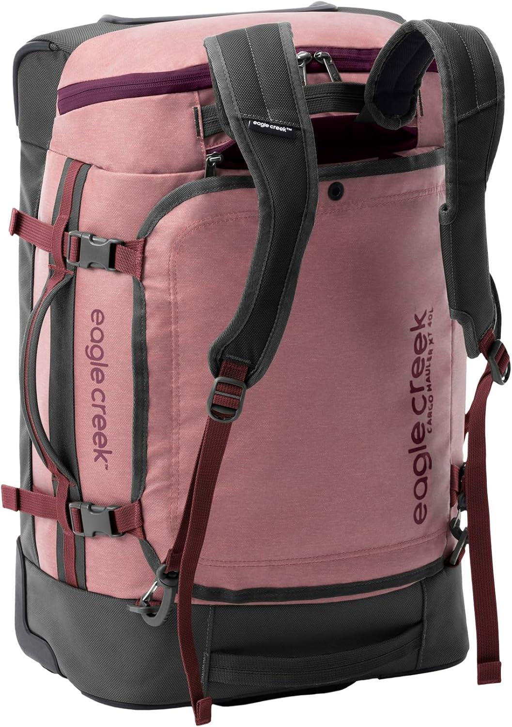 imageeagle creek Cargo Hauler XT Wheeled Duffel International Carry On Earth Red 36L22