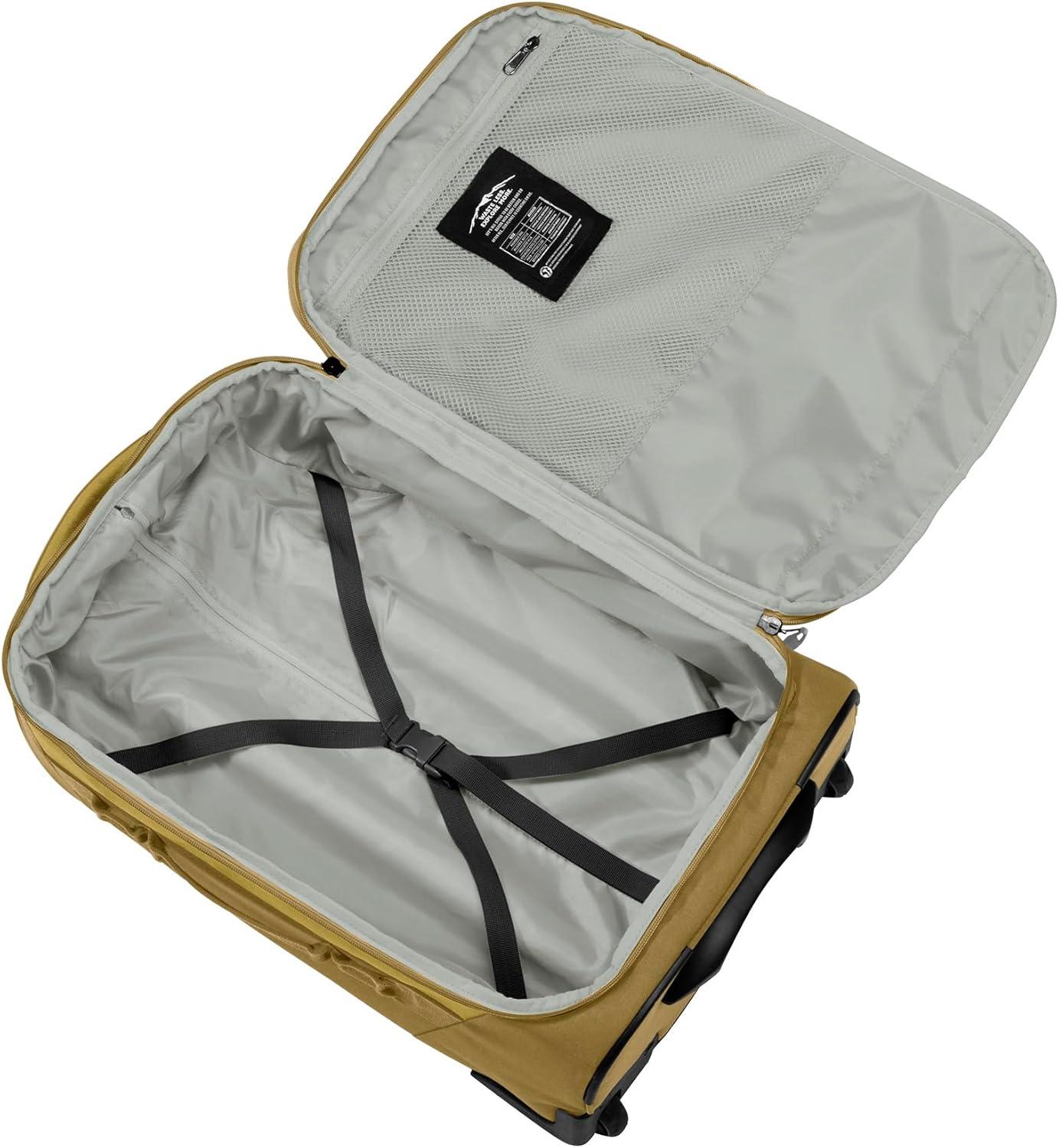 imageeagle creek Expanse 2Wheel 2125quot Convertible International CarryOn Luggage Backpack Straps Durable WaterResistant Lightweight TravelReady Suitcase Midnight BlackGold