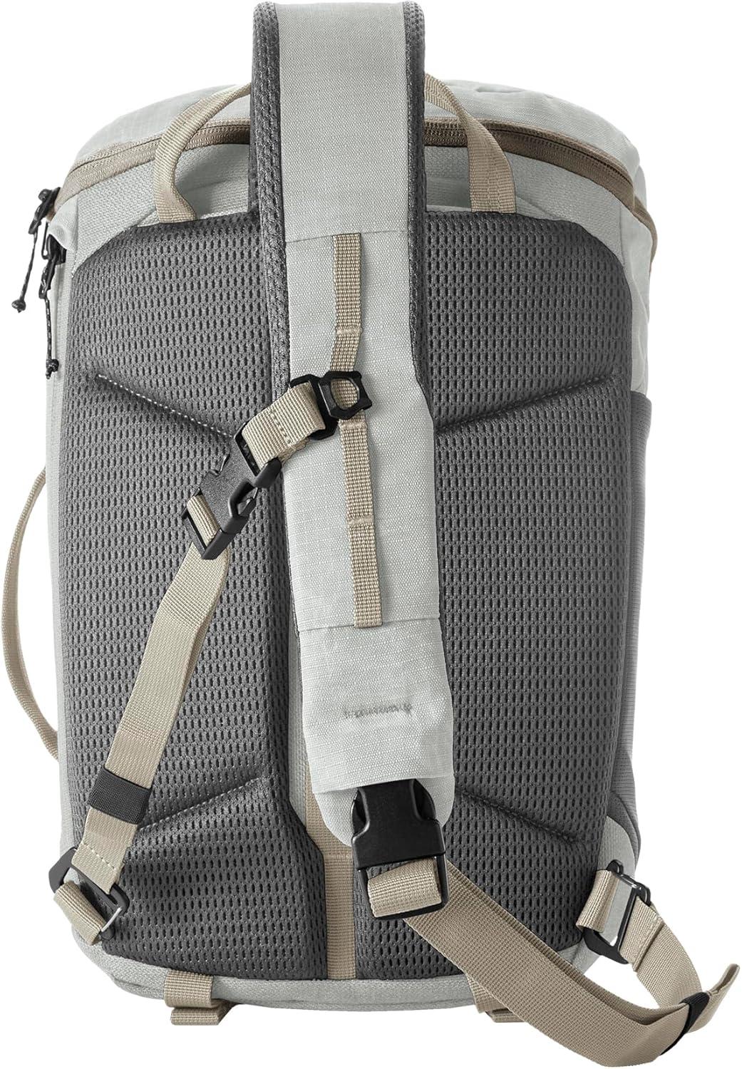 imageeagle creek Explore Sling Pack Compact Crossbody Sling Bag With Cushioned Back Panel Reinforced Side Grab Handle ampamp Stretchy Mesh Side Pockets Travel Accessories BlackStorm Grey