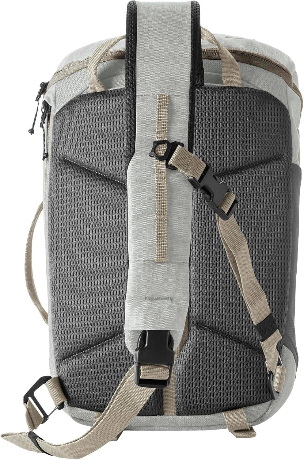 imageeagle creek Explore Sling Pack Compact Crossbody Sling Bag With Cushioned Back Panel Reinforced Side Grab Handle ampamp Stretchy Mesh Side Pockets Travel Accessories BlackStorm Grey