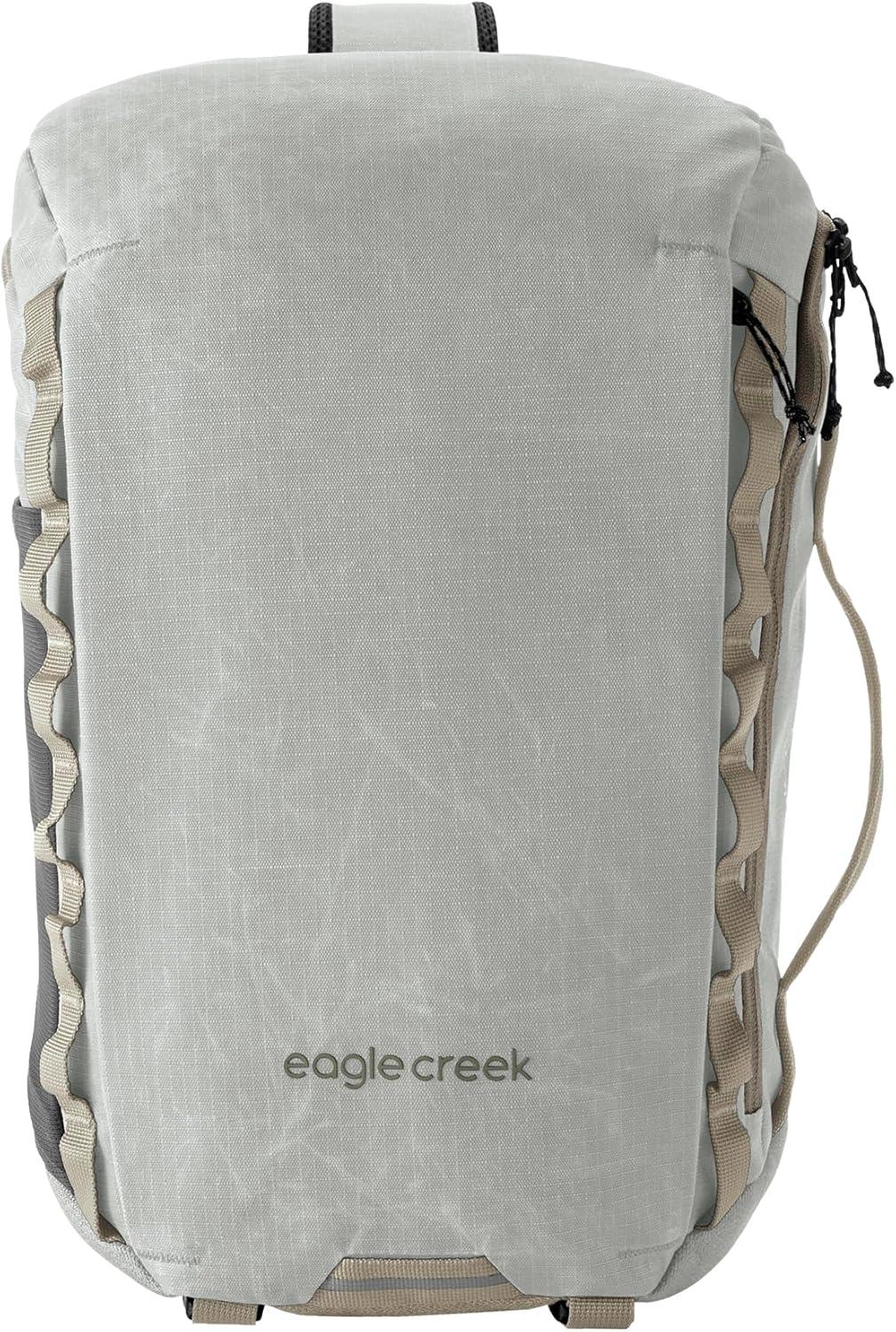 imageeagle creek Explore Sling Pack Compact Crossbody Sling Bag With Cushioned Back Panel Reinforced Side Grab Handle ampamp Stretchy Mesh Side Pockets Travel Accessories BlackStorm Grey