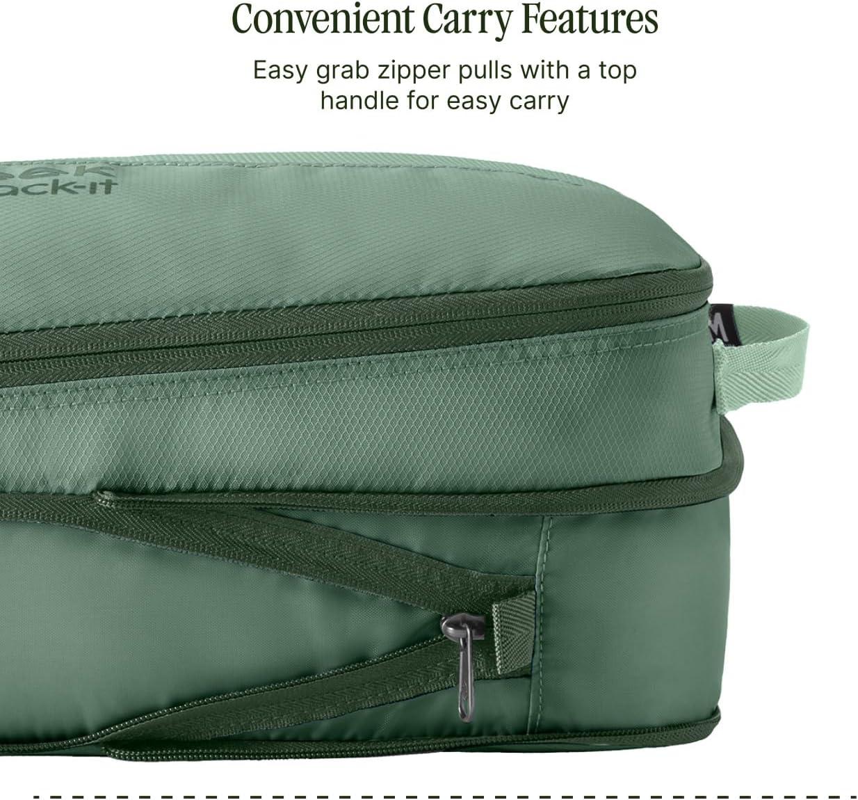 imageeagle creek PackIt Reveal Expansion Cube M MandarinWillow Green