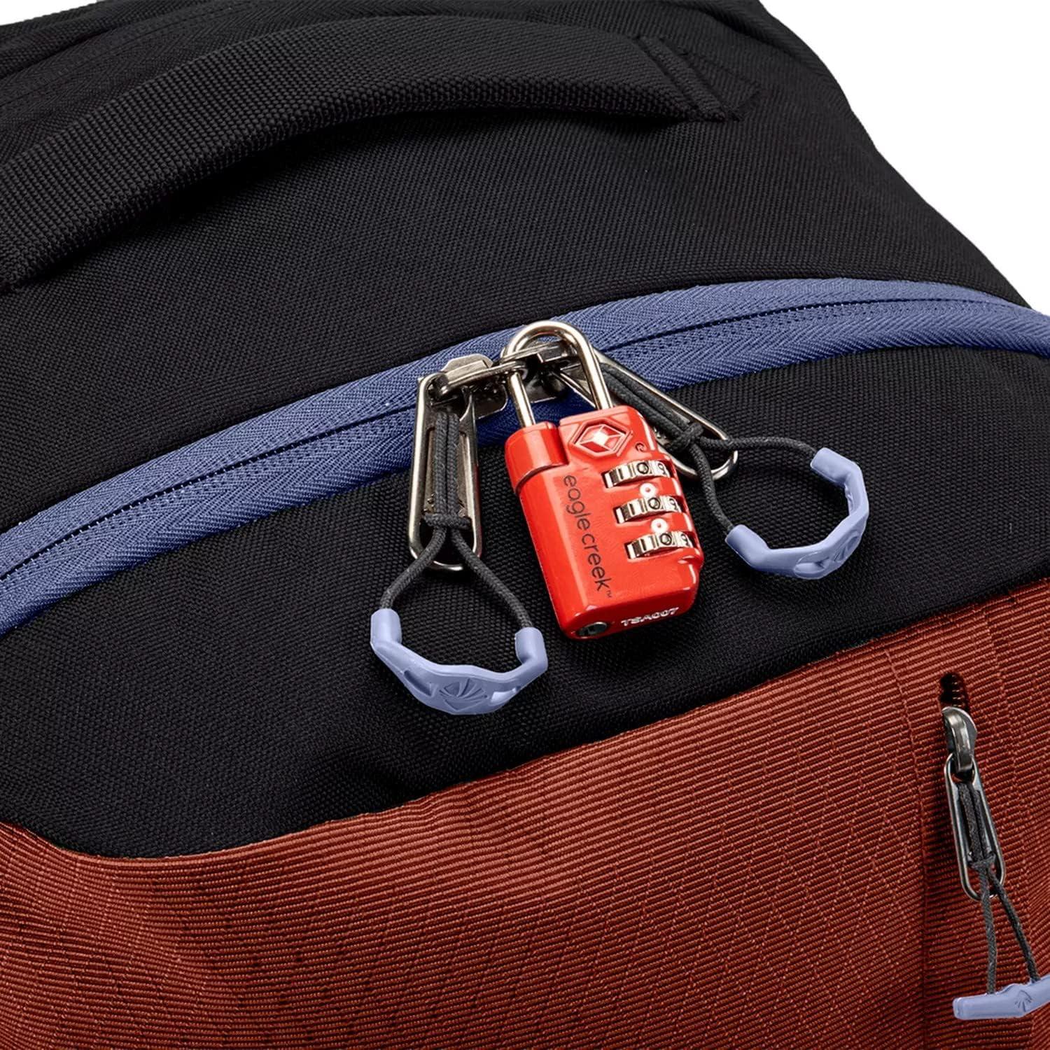 imageeagle creek Tour Travel Backpack 40L SM Durable and Expandable with Ergonomic Fit Laptop Pocket and Lockable Zippers BlackMidnight Sun