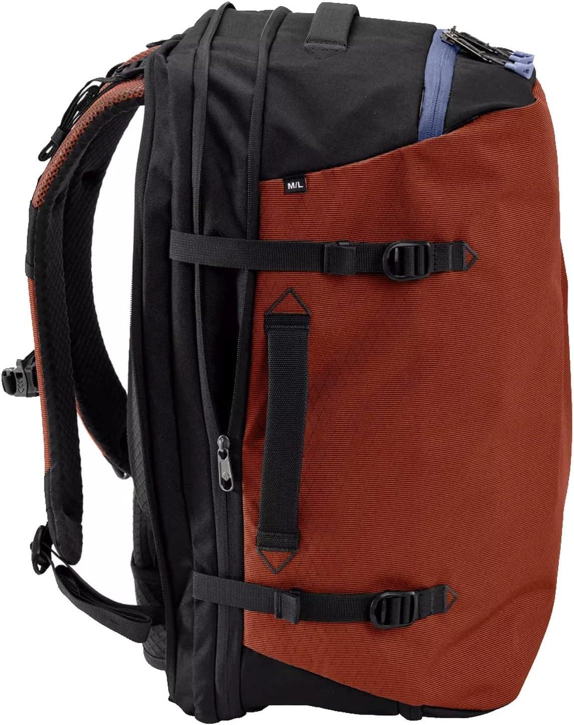 imageeagle creek Tour Travel Backpack 40L SM Durable and Expandable with Ergonomic Fit Laptop Pocket and Lockable Zippers BlackMidnight Sun