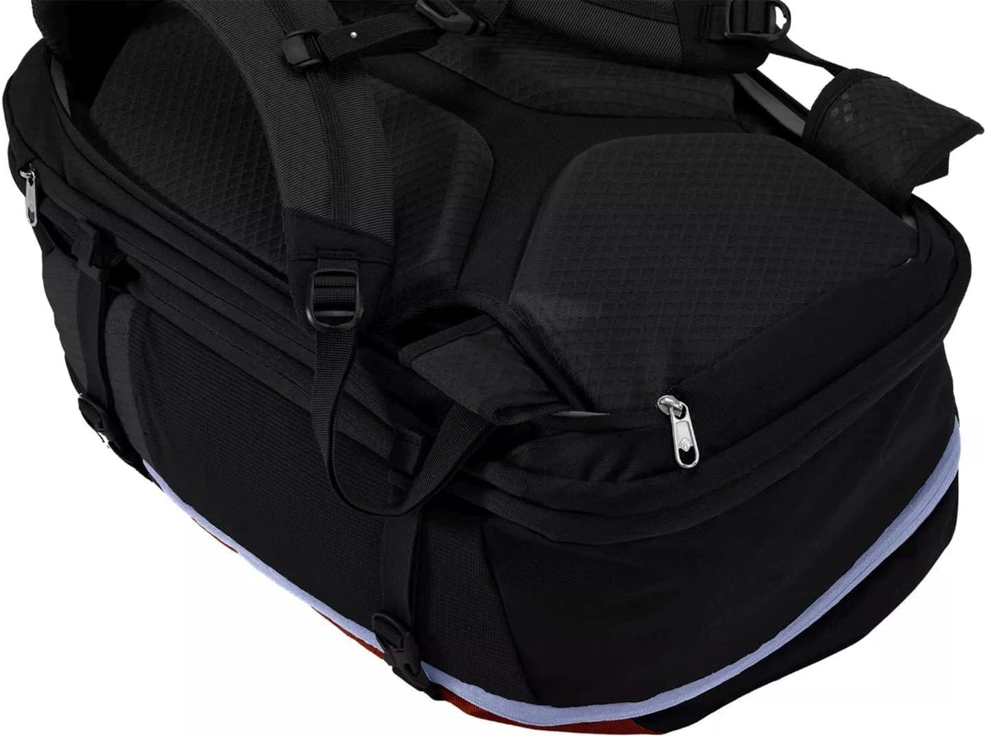 imageeagle creek Tour Travel Backpack 40L SM Durable and Expandable with Ergonomic Fit Laptop Pocket and Lockable Zippers BlackMidnight Sun