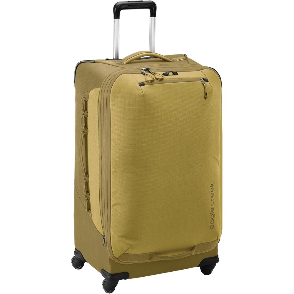 imageeagle creek Expanse 4Wheel 30quot Luggage Durable Checked Spinner Suitcase with Expandable Capacity Rugged Fabric Lockable Zippers ampamp Grab Handles TravelReady Midnight BlackGold