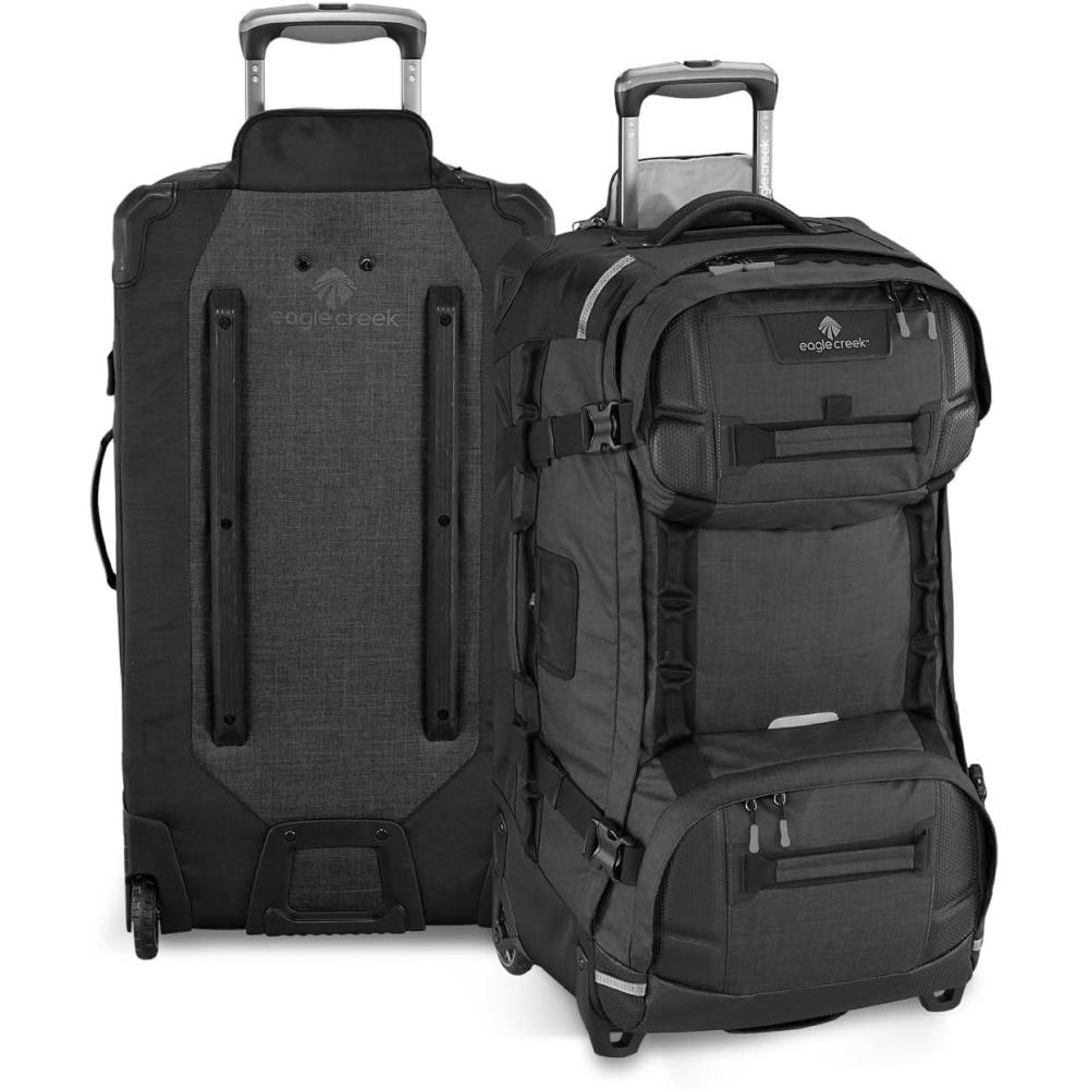 imageeagle creek ORV 30quot 2Wheel Trunk  Rugged Large Suitcase with Wheels and Handle MultiPoint Grab Handles Internal Organization ampamp WetDry Compartment Natural StoneAsphalt Black