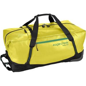 Eagle Creek Migrate 110L Wheeled Duffel Bag – Durable, Weather-Resistant Travel Duffel with Smooth Wheels – Multiple Carry Options for Easy Transport – Rush Blue(Yellow)