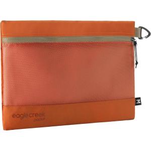 Eagle Creek Pack It Reveal Sack – Compact Storage Sack for Electronics & Small Accessories – Quick-Attachment Hook – Mesh Fabric Build – Zippered Travel Pouch – Quick-Dry Material – Blue Dawn(Mandarin)