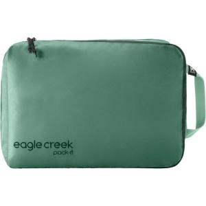 Eagle Creek Pack-It Isolate Clean/Dirty Packing Cube – Dual Compartment Packing Cubes for Optimizing Luggage Space – Lightweight – Recycled Fabric – Washable – Medium – Blue Dawn(Green)