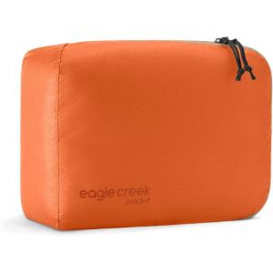 Eagle Creek Pack-It Isolate Cube – Lightweight Clothes Packing Cube for Maximizing Luggage Space – Angled Zippered Opening – Convenient Top Handle – Water-Resistant – Small – Mandarin(Mandarin)