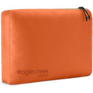 Eagle Creek Pack-It Isolate Cube – Lightweight Clothes Packing Cube for Maximizing Luggage Space – Angled Zippered Opening – Convenient Top Handle – Water-Resistant – Medium – Blue Dawn(Mandarin)