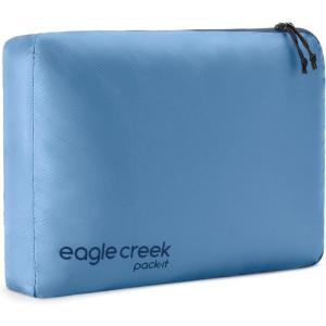 Eagle Creek Pack-It Isolate Cube – Lightweight Clothes Packing Cube for Maximizing Luggage Space – Angled Zippered Opening – Convenient Top Handle – Water-Resistant – Medium – Blue Dawn(Blue Dawn)