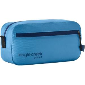 Eagle Creek Pack-It Isolate Quick Trip – Compact Travel Toiletry Bag for Optimizing Luggage Space – Lightweight – Water-Resistant – Easy-Grab Zipper – Sustainable Materials – Small -Blue Dawn(Blue Dawn – Isolate (New))