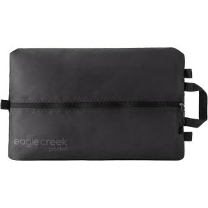 Eagle Creek Pack-It Isolate Shoe Sack – Breathable Shoe Sack for Travel – Lightweight & Portable – Washable – Water-Resistant – Easy-Grab Zipper – Top Handle – Black