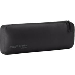 Eagle Creek Pack-It Isolate Slim Cube – Compact Travel Organizer for Versatile Packing of Small Items – Angled Zipper Opening – Eco-Friendly – Convenient Top Handle – Medium – Mandarin(Black – Isolate (New))