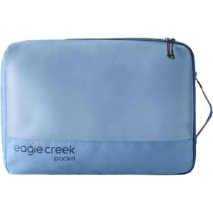 Eagle Creek Pack-It Reveal Cube – Lightweight Packing Cubes for Optimizing Luggage Space – Easy to Carry – Mesh Fabric – Water-Resistant – Easy Grab Zipper – Large – Storm Grey(Blue Dawn)