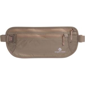 Eagle Creek RFID Blocker Money Belt DLX – Travel Essentials Belt Bag for Men and Women, Adjustable, Moisture-Wicking, Tan(Khaki_DLX)