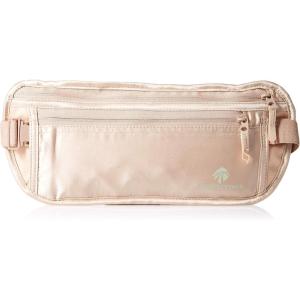 Eagle Creek RFID Blocker Money Belt DLX – Travel Essentials Belt Bag for Men and Women, Adjustable, Moisture-Wicking, Tan(Rose)
