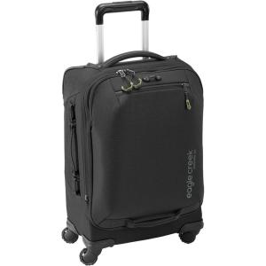 eagle creek Expanse 4-Wheel 21.5″ International Carry-On Luggage – Four-Wheel Carry-On Luggage for Easy Travel – Lockable Zippers – Expandable Main Compartment – Telescoping Handles – Pilot Blue(Midnight Black)