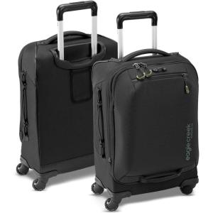 eagle creek Expanse International Carry On Suitcases with Wheels, Telescoping Handle, Lockable Zippers, Expandable Compartment, Internal Organization/Compression, Black