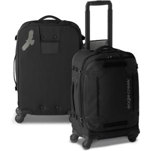 eagle creek Gear Warrior XE 4-Wheel Carry-On Luggage for Travel Essentials – Smooth Rolling Wheels – Lockable Zippers – Interior Laptop Sleeve – Black – 21.74”(Black)
