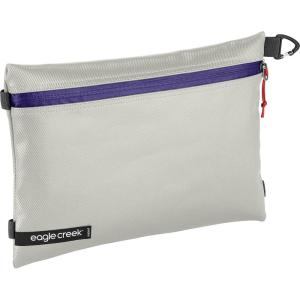 eagle creek Pack-It Gear Pouch – Protective Travel Pouch & Ideal Tool Bag to Keep Items Secure – Water Resistant – Sturdy Zipper – Snap Hook Attachment – Black – Small(Silver)