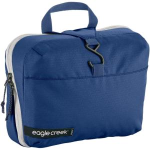 eagle creek Pack-It Reveal Hanging Toiletry Kit – Lies Flat or Hangs, with Hanging Hook and Tons of Pockets, Water-Resistant, Az Blue/Grey – One Size(Az Blue/Grey)