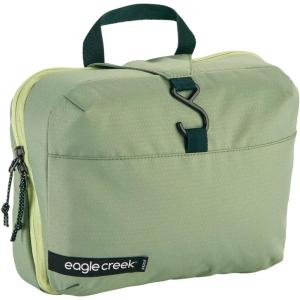 eagle creek Pack-It Reveal Hanging Toiletry Kit – Lies Flat or Hangs, with Hanging Hook and Tons of Pockets, Water-Resistant, Az Blue/Grey – One Size(Mossy Green)