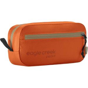 eagle creek Pack-It Reveal Quick Trip – Dual-Compartment Toiletry Bag for Travel – Full-Length Zipper Compartments – Recycled Fabric Construction – Water-Resistant & Quick-Drying – Mandarin(Mandarin – Isolate (New))