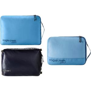 Eagle Creek Pack-It Mixed Cube M/M/M Set – Isolate Cube, Reveal Cube, & Gear Cube – Durable Angled-Zipper Compression Packing Cubes – Travel Essentials – Rush Blue/Blue Dawn(Rush Blue/Blue Dawn)